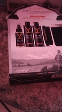Wild Willies Yellowstone Cowboy Beard Gift Set Oil Wash Conditioner Brush