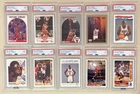 (10) 1990'S MICHAEL JORDAN PSA 9 CARD LOT  ALL DIFFERENT FLEER UD HOOPS SKYBOX