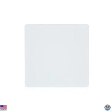 DESKU Clear PVC Office Chair Mat 44" x 44" Hard Floor Protector Made in USA