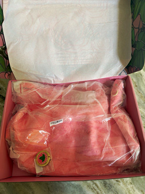 Ivy Storehouse Alpha Kappa Alpha AKA Pink Bucket Bag Logo Zip Adjustable Strap