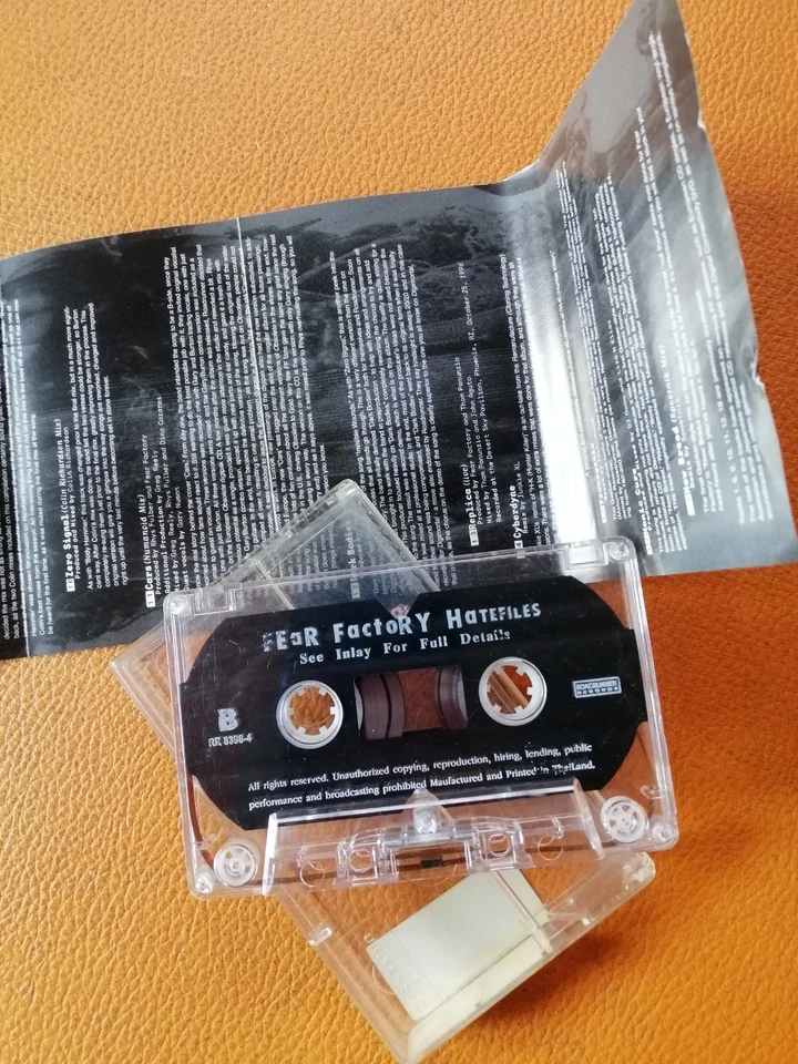 FEAR FACTORY [ HATEFILES ] ORIGINAL CASSETTE THAILAND EDITION - Image 2 of 2