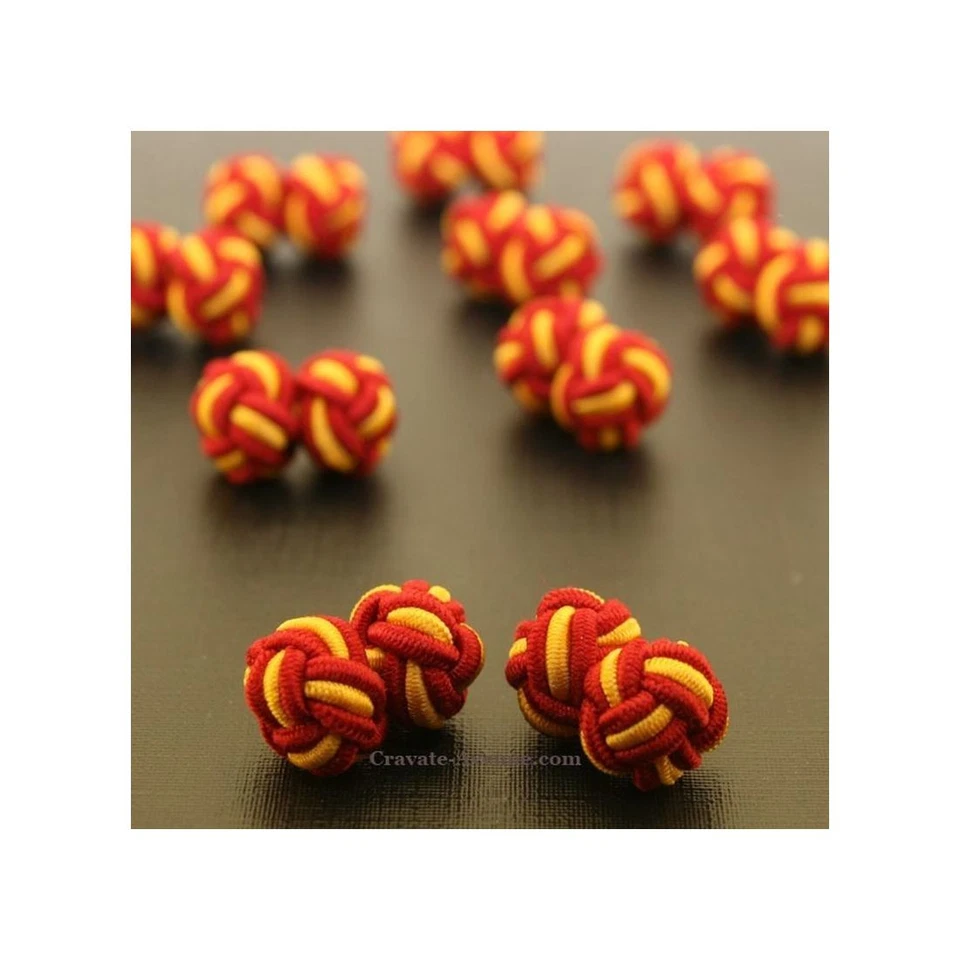 Clj Charles Le Jeune. Passementerie. RONDO, Microfibre. Rouge Espagne - Bi -col - Photo 2/2