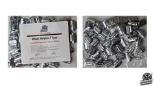 Tire Wheel Balancing Weights P Type REG Type Uncoated Lead Clip On 0.50 oz
