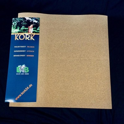 EUR 28,00 pro qm  28,00 pro qm Kork Pinnwand Kanban Board 1x1m 8mm stark 