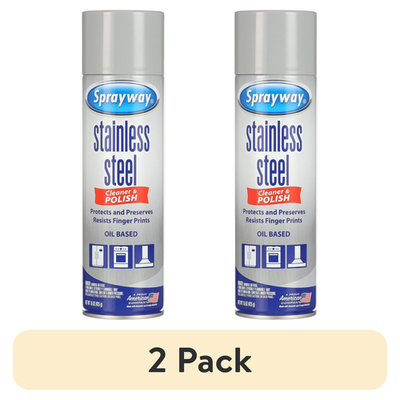 #ad Stainless Steel Cleaner and Polish Spray 15oz 2 Pack Streak Free $14.84