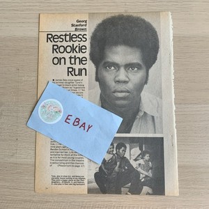 Georg Stanford Brown- Vintage Clippings (The Rookies)