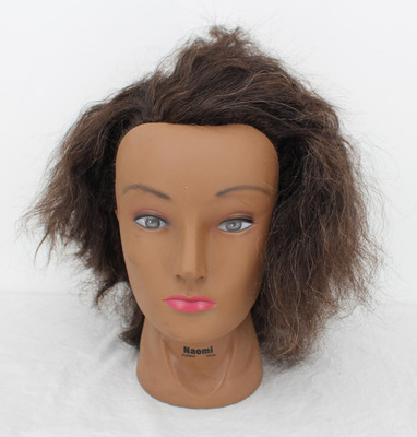 Burmax Naomi Mannequin Head Dark Brown Hair Womens Training Cosmetology