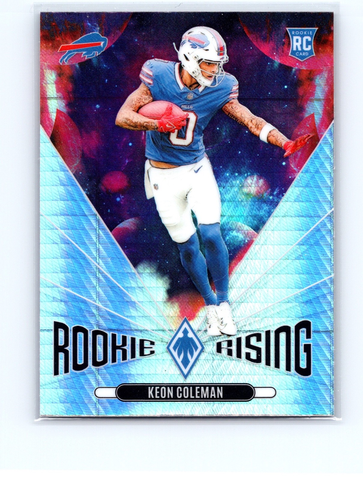 2024 Phoenix - Rookie Rising Keon Coleman #RR-KCN (RC) Hyper Prism