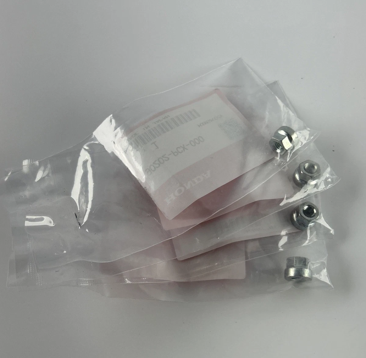 4x Genuine Honda 90202-PCX-000 6mm Flange Nuts OEM photo 2