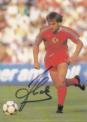 Autograph - Hans-Dieter Flick (Bavaria Munich) - 1986/1987