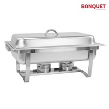 SQ Professional 9.5L  Banquet Stainless Steel Foldable Chafing Dish - Single