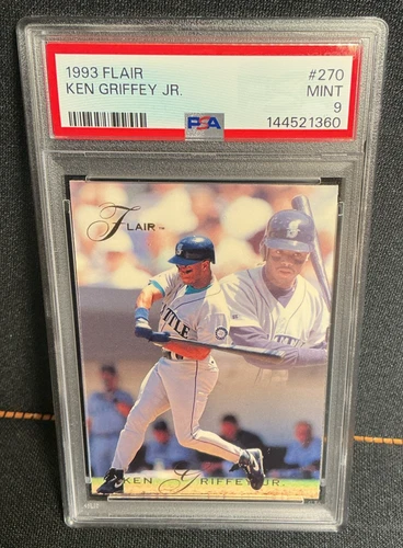 1993 Flair - Ken Griffey Jr #270 PSA 9 Mint Seattle Mariners HOF Graded