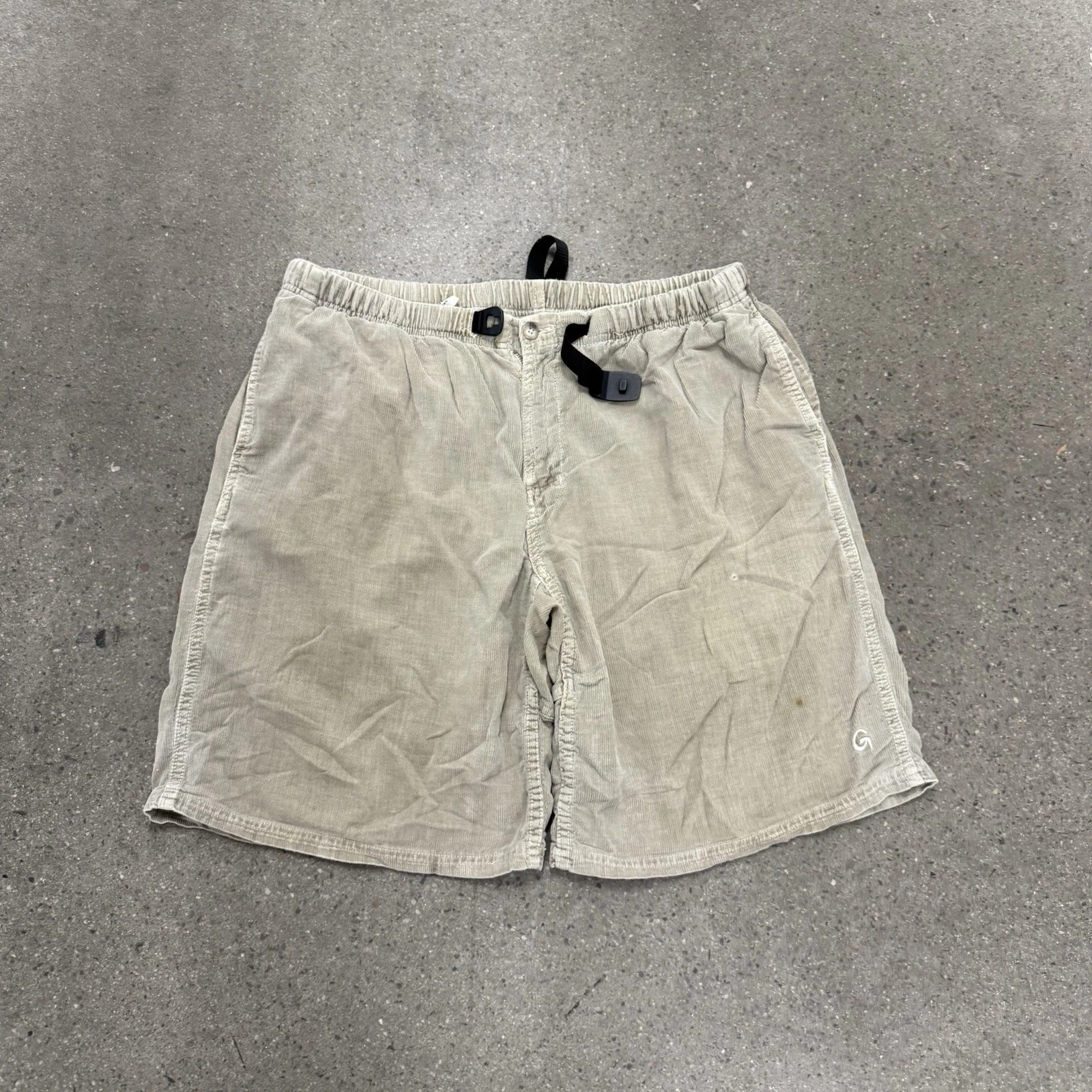 gramicci shorts mens tan vintage belted hiking outdoors active Size XL