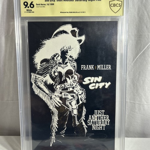 Sin City: Just Another Saturday Night #1/2 Reprint CBCS 9.6 Frank Miller Signed - Picture 2 of 6