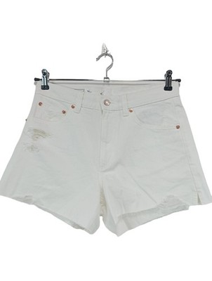 GAP Jeansshorts Damen Kurze Hose Gr. DE 38 weiß Casual-Look