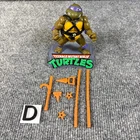 Vintage TMNT Ninja Turtles Donatello Figure 1988 Soft Head Complete Playmates