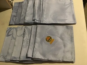 MABCOTEX 100% Egyptian cotton set of 12 dinner napkins -new