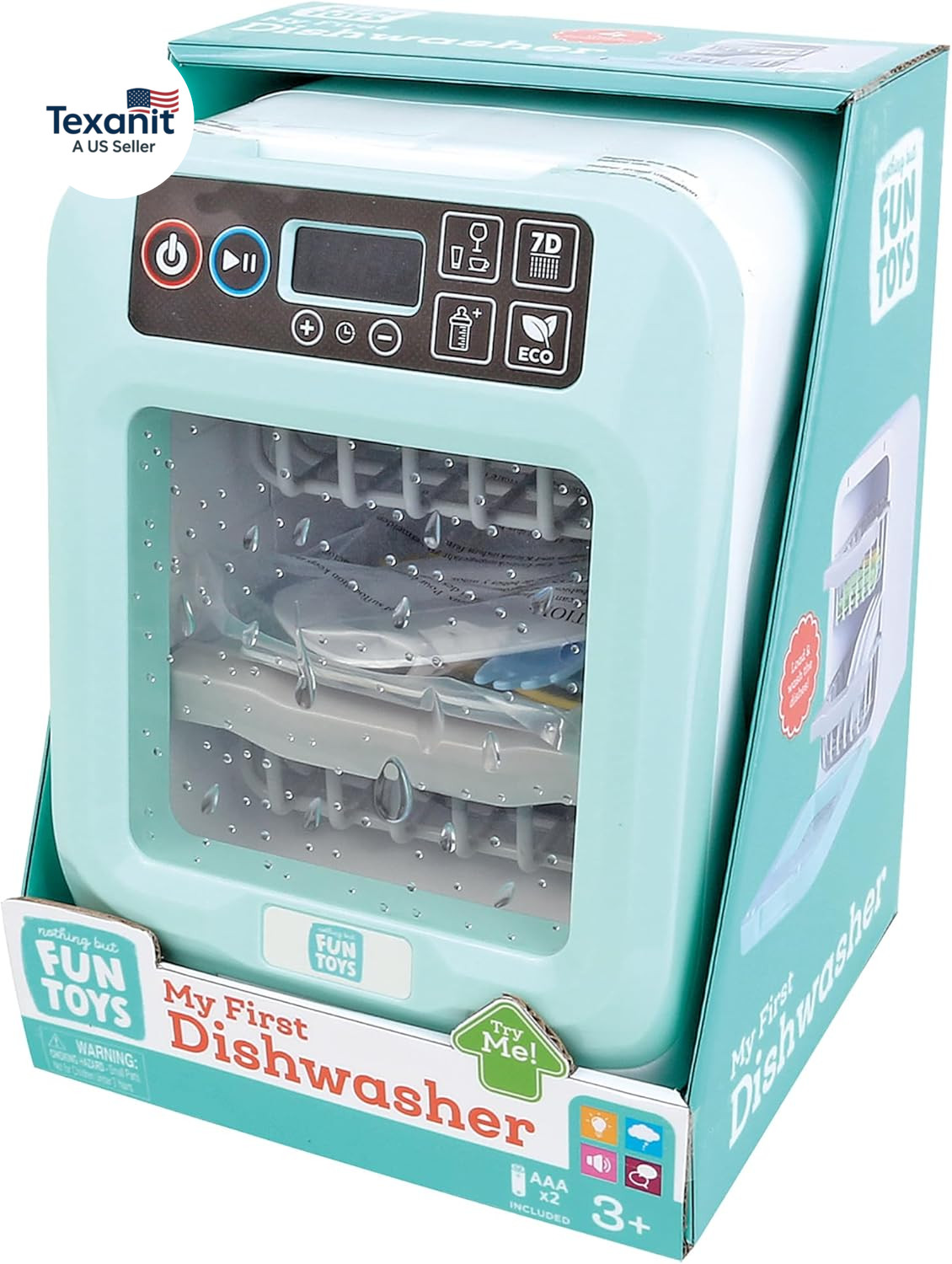 My First Dishwasher Lights & Sounds Playset Designed for Children Ages 3+ Years,