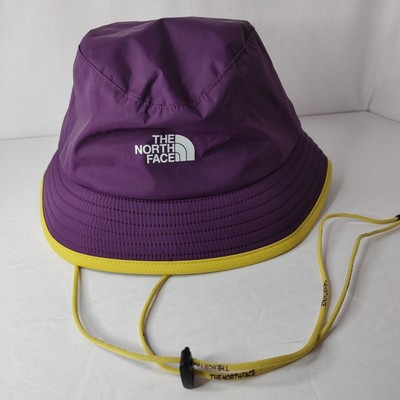 The North Face Antora Purple Yellow Adult Rain Bucket Hat Unisex S/M