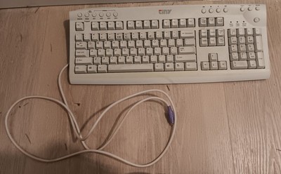 VINTAGE Chicony Computer Keyboard KB-9805 Windows Multimedia PS/2