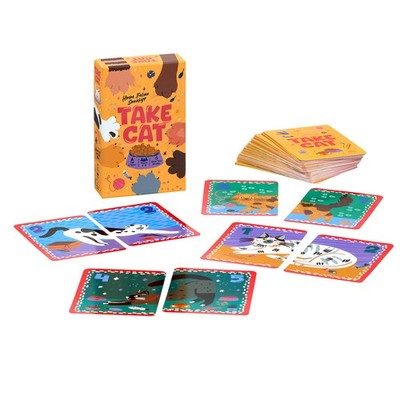 Gibsons Take Cat Spaß Familie Kartenspiel Kinder 6+, 2-6 Spieler - tolles Geschenk