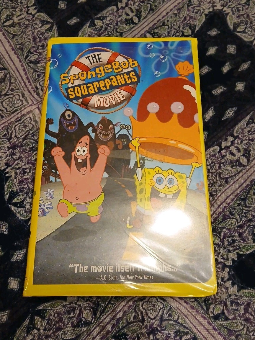 The Spongebob Squarepants Movie (VHS Clamshell Case, 2005) Nickelodeon