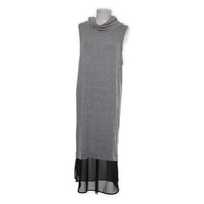 Free Press, Rollkragenkleid, Größe: M, Grau, Fischgräte, Damen #KVw