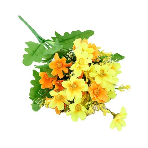 Impresionantes flores de margaritas de seda artificial para bodas y beso - Imagen 12 de 24