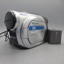 Panasonic VDR-D100 Handheld DVD-RW Camcorder Silver Tested