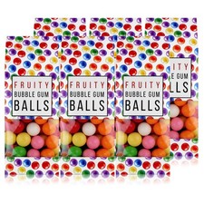 Fruity Bubble Gum-Balls Nachfüll-Packung für Kaugummi-Automaten 250g (6er Pack)