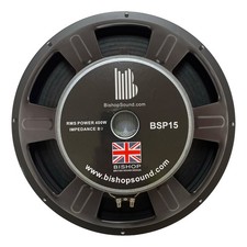 15" Mid Range Speaker Driver 8 Ohm PA Loudspeaker BishopSound - BSP15