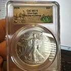 2026 $1 Silver Eagle CAC MS70 First day Of Delivery