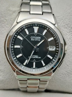 Citizen Attesa H110 Atomic Solar Titanium Watch Timepiece Genuine Limited Japan