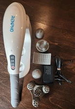 RENPHO Cordless Rechargeable Handheld Massager Bundle RF-EM2018C