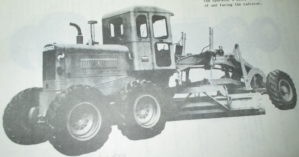 Clark No. 485 Super 99 Motor Power Grader Operators & Service Manual ORIGINAL! - Image 2 of 4