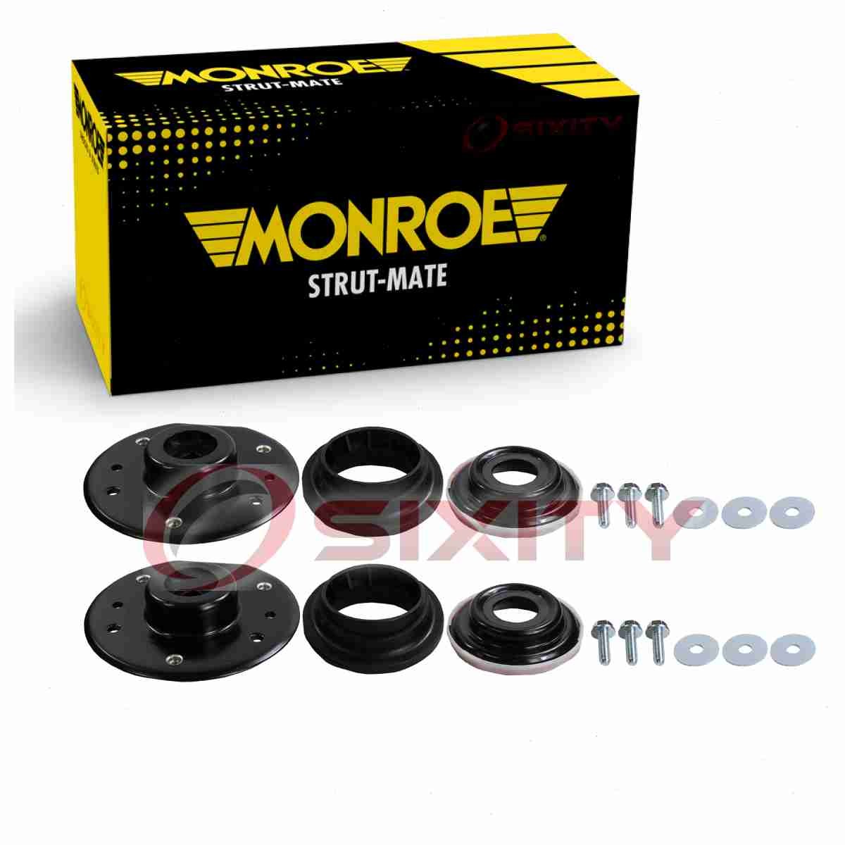 2 pc Monroe Strut-Mate Front Suspension Strut Mounts for 2006 Pontiac as