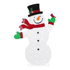 8 Ft. Yuletide Lane Giant-Sized LED Snowman Holiday Yard Decoration Y15