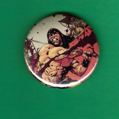 Conan The Barbarian Marvel Comics 2'' Pin Back Comic Button #2
