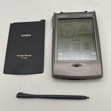 Casio PV-200 Pocket Viewer PC Companion Pen-Touch w/ Stylus Works Broke Cover