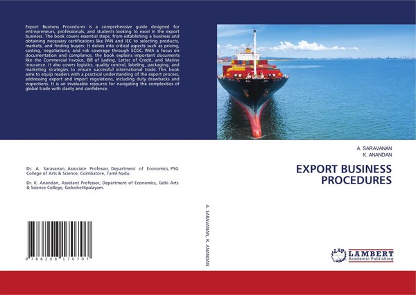 Export Business Procedures A. Saravanan (U. A.) Taschenbuch Englisch 2024-image