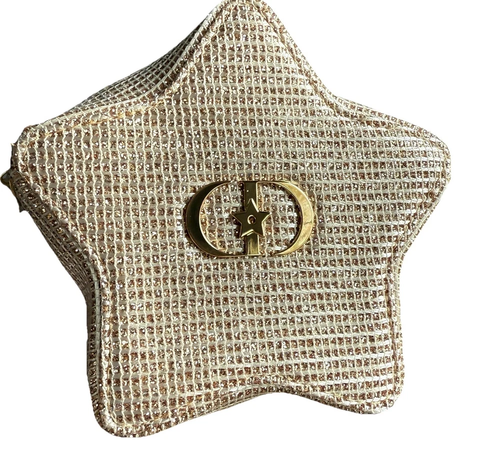 Christian Dior Beauty Gold Star Pouch & Box Limited Edition - NEU GWP