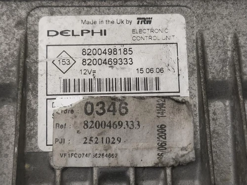 8200498185 Centralita Motor Uce para RENAULT KANGOO I (F/KC0) Alize 2006 2370843 - Imagen 4 de 5