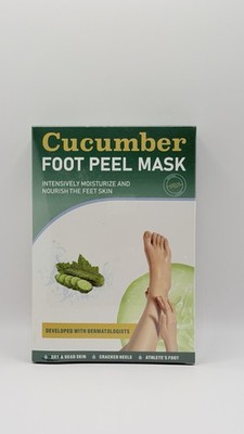 Oukeya Cucumber Foot Peel Mask for dead Skin, Cracked heels