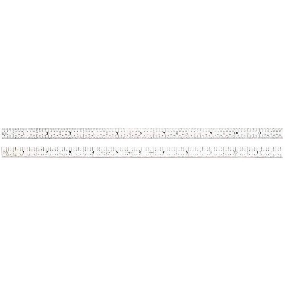 STARRETT C305R-12 Steel Rule,Flexible,12 In,5R Grad 2ZUV1