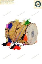 New Instrument musical Gujrati Kcchi Sheesham Bhangra Dhol Indian Dhol With Bag