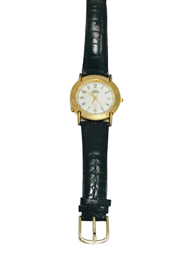 Timex Women\'s Watch Vintage Quartz Gold Leather Band 33mm Vintage Gold Timex - Etsy main image 2