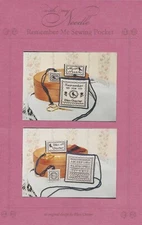 Remember Me Pocket Jacobean Alphabet Letters Bird Sampler Cross Stitch Chart 