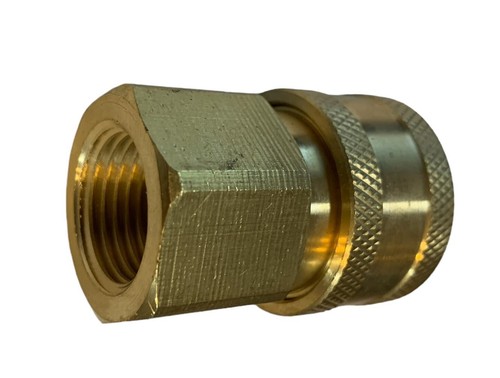 Pressure Washer 3/8 NPT Female Quick Connect Easy Release Socket Coupler - Picture 3 of 4