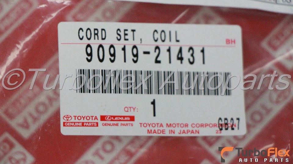 Juego de cables de bujía originales 22RE para camioneta Toyota 4Runner 1988-1991 90919-29055 Foto 2 de 3