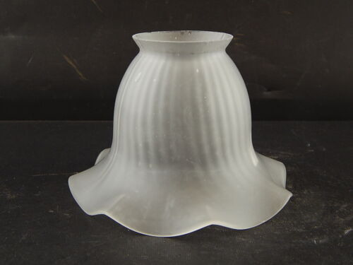 Antique Period Liberty Glass Satin Tulip Lampshade For Wall Or Lamp #8600 - Picture 1 of 6
